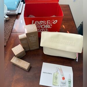 Youth to the People Superfood PR Box- NWT Cleanser, serum, moisturizer, and sun!